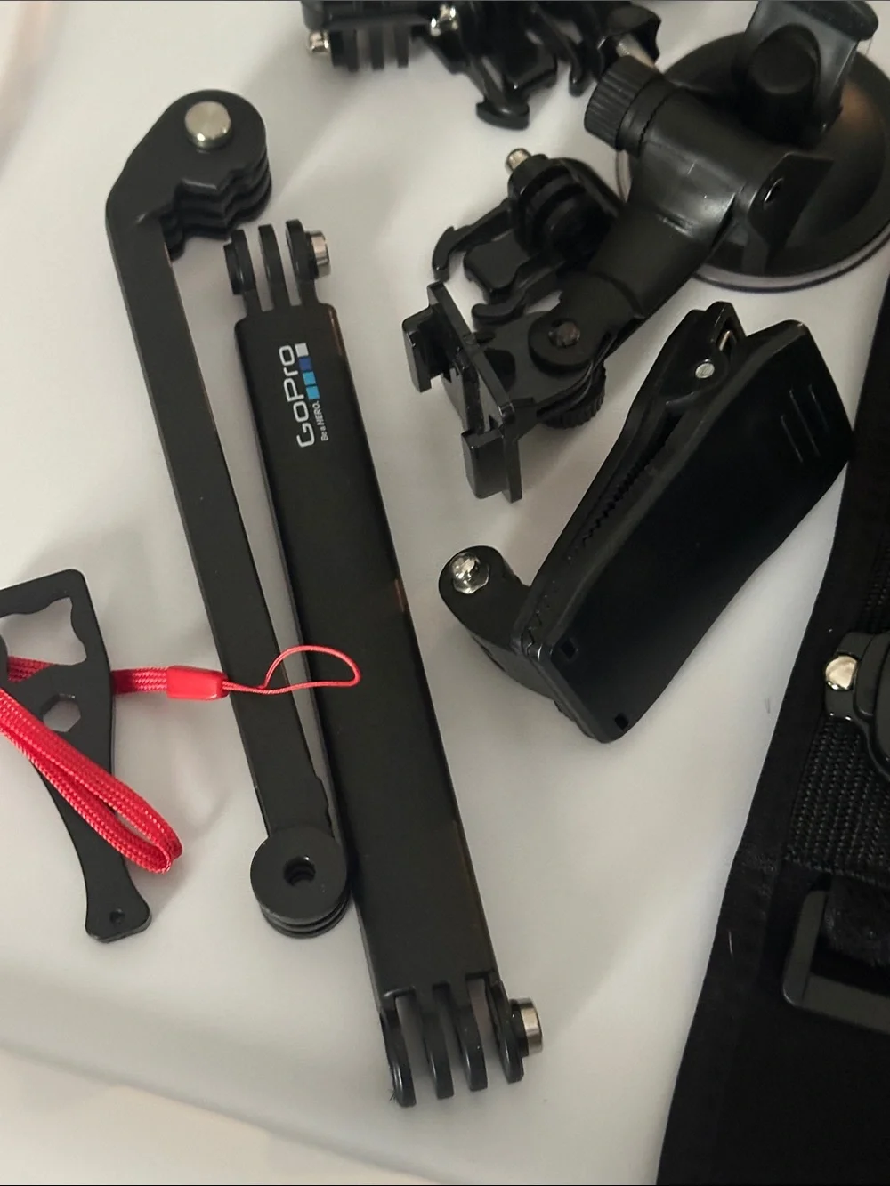 GoPro Accessory lot floating handler 2 battery charger suction clip mount case